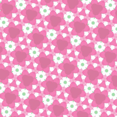 desen illüstrasyon soyut çiçek