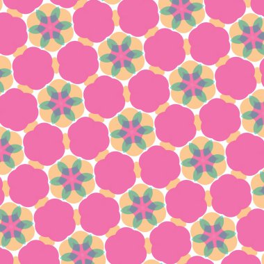 desen illüstrasyon soyut çiçek