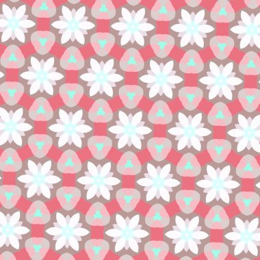 desen illüstrasyon soyut çiçek