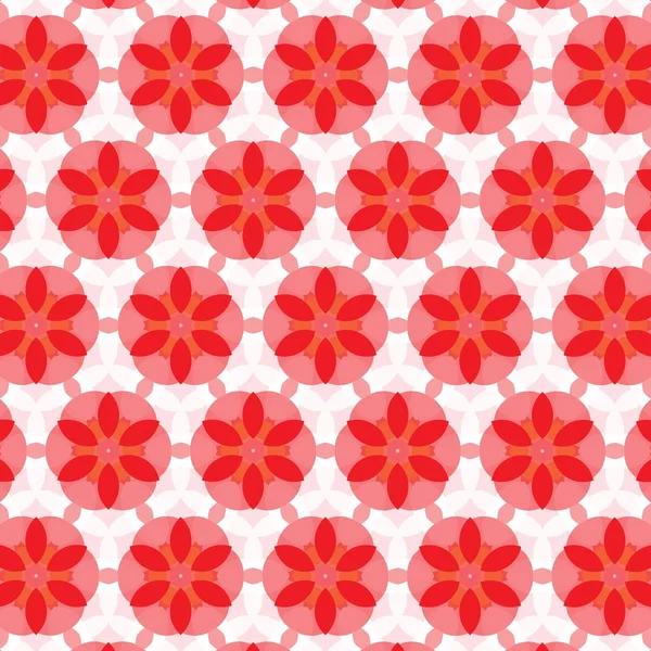 Pattern illustration of abstract flowers — Stock Photo, Image