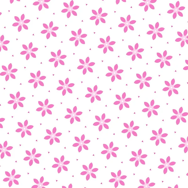 Pattern illustration of abstract flowers — Stock Photo, Image