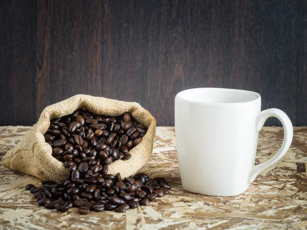 Koffie met filter effect retro vintage stijl — Stockfoto