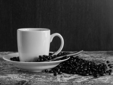 Kahve filtre etkisi retro vintage tarzı ile