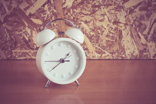 Alarm clock with filter effect retro vintage style — Stock Photo, Image