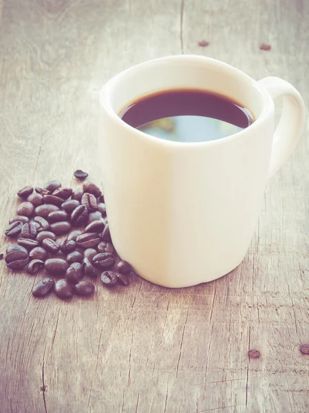 Caffè con effetto filtro retrò stile vintage — Foto Stock