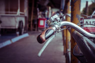 Bisiklet gidon filtre etkisi retro vintage tarzı ile