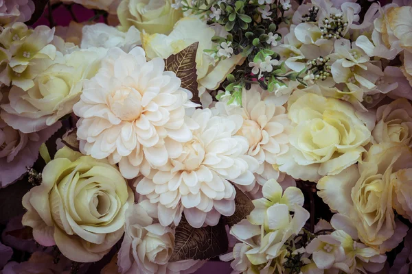 Flores com efeito de filtro estilo vintage retro — Fotografia de Stock