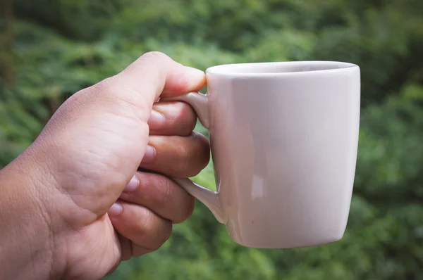 Kaffee mit Filtereffekt im Retro-Vintage-Stil — Stockfoto