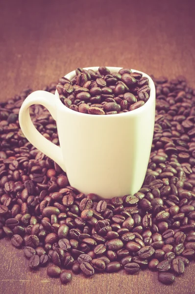 Kaffe med filter effekt retro vintage stil — Stockfoto