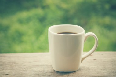 Kahve filtre etkisi retro vintage tarzı ile