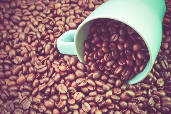 Kaffe med filter effekt retro vintage stil — Stockfoto