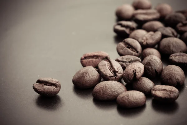 Coffee Beans with filter effect retro vintage style — Stock Photo, Image