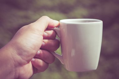 Kahve filtre etkisi retro vintage tarzı ile