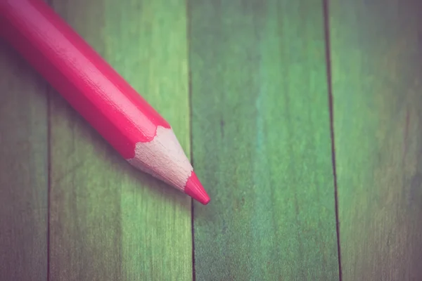 Lápis de cor velho estilo retro vintage — Fotografia de Stock