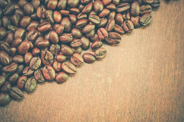 Coffee Beans with filter effect retro vintage style — Stock Photo, Image