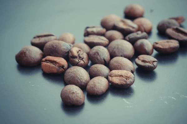 Coffee Beans with filter effect retro vintage style — Stock Photo, Image