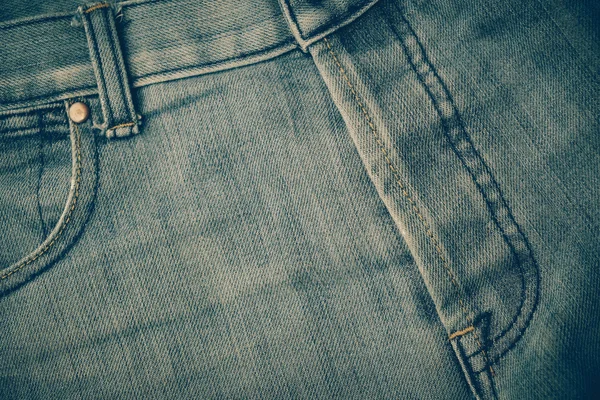 Fundo de textura de jeans com efeito de filtro estilo vintage retro — Fotografia de Stock