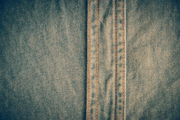 Jeans texture background with filter effect retro vintage style — Stock Photo, Image