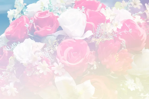 달콤한 꽃 배경 디자인 소프트에 대 한 색상과 스타일을 흐림 — 스톡 사진