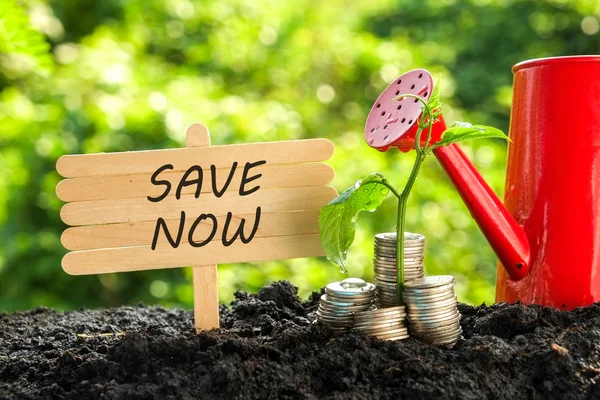 Save money for investment concept — Stock Photo, Image