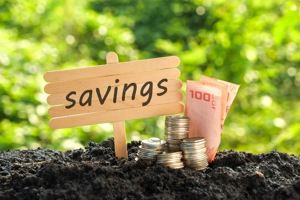 Ahorrar dinero para concepto de inversión —  Fotos de Stock