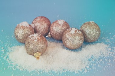 Filtre etkisi retro vintage tarzı ile Noel top