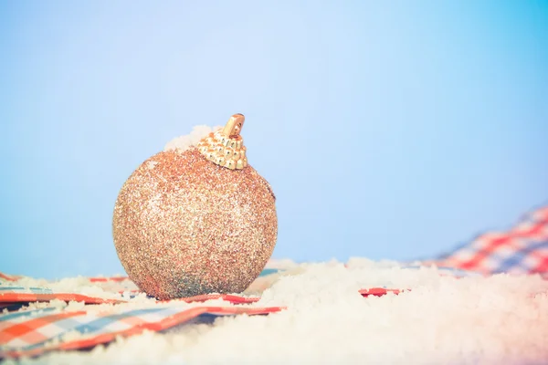 Kerstmis bal met filter effect retro vintage stijl — Stockfoto
