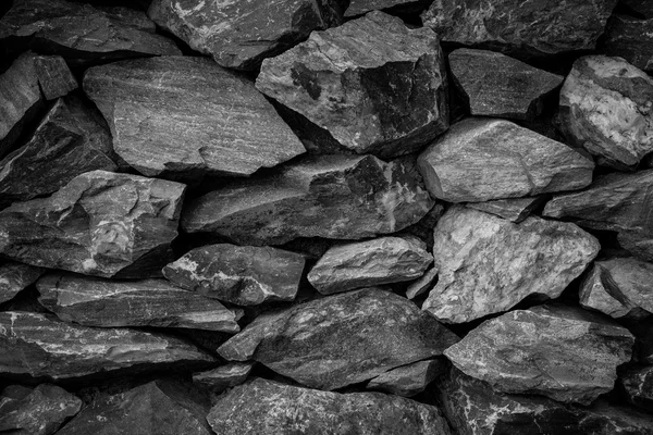 Фон чорної стіни з каменю — стокове фото
