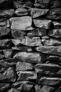 Siyah duvar taş arka plan