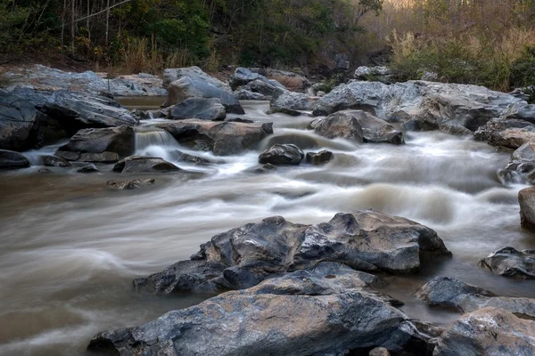 Creek flowing over the rocks — Stock Photo, Image