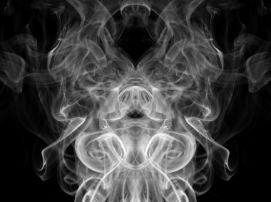 arka plan duman eğrileri ve dalga