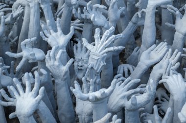 Wat Rong Khun, Chiangrai, Tayland
