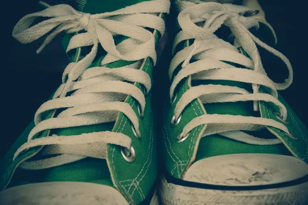 Sneakers con effetto filtro retro vintage styl — Foto Stock