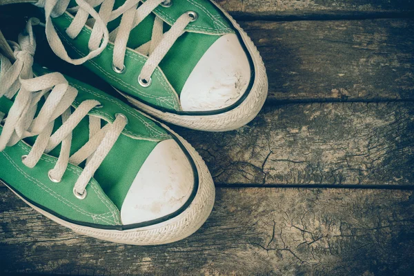 Sneakers med filter effekt retro vintage styl — Stockfoto