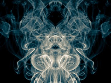 arka plan duman eğrileri ve dalga