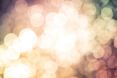 Noel arkaplanı için soyut arka plan bokeh çemberleri