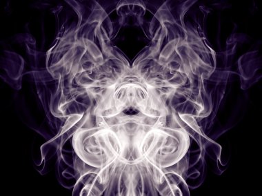 arka plan duman eğrileri ve dalga