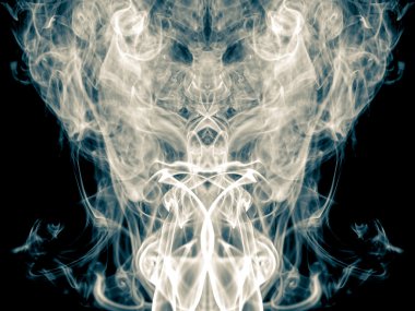 arka plan duman eğrileri ve dalga