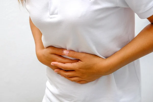 Woman Suffering From Stomach Ache — Stock Photo, Image