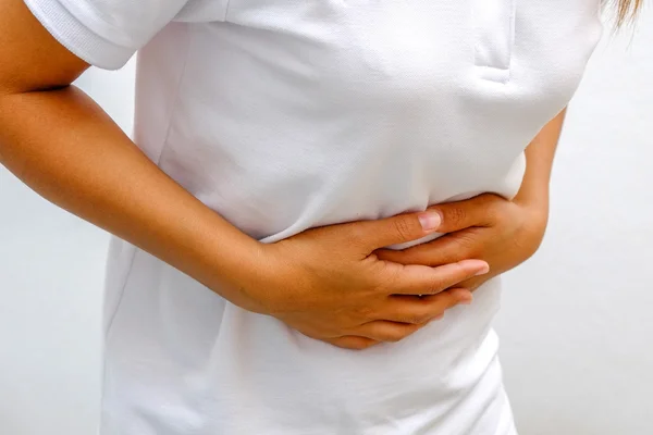 Woman Suffering From Stomach Ache — Stock Photo, Image