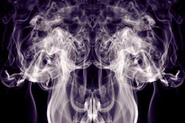 arka plan duman eğrileri ve dalga