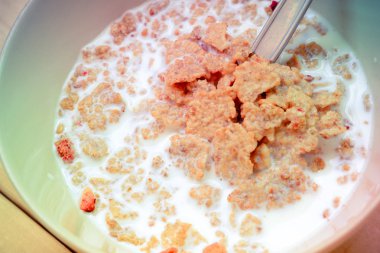 Mısır gevrekleri filtre etkisi retro vintage tarzı ile