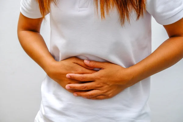 Woman Suffering From Stomach Ache — Stock Photo, Image