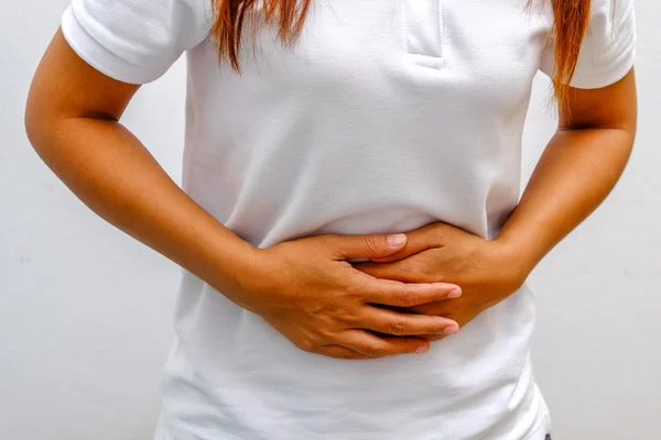 Woman Suffering From Stomach Ache — Stock Photo, Image