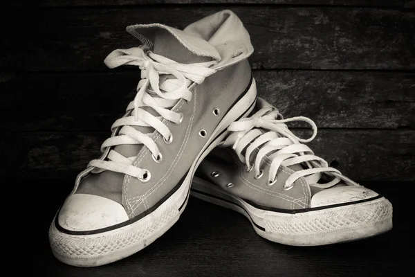 Sneakers med filter effekt retro vintage styl — Stockfoto