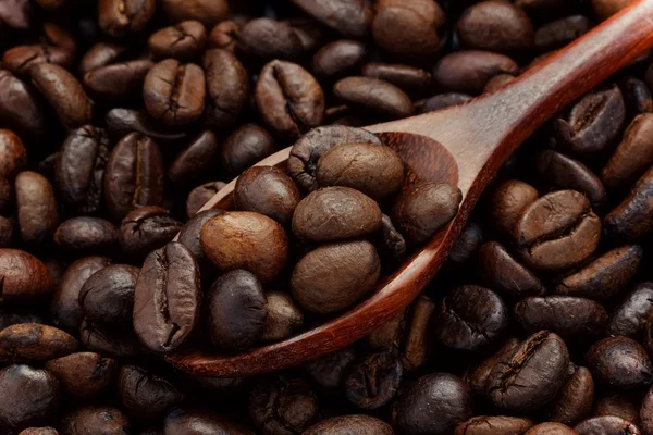 フィルター効果のあるコーヒー豆レトロヴィンテージスタイル — ストック写真