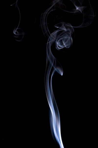 Abstract background smoke curves and wave