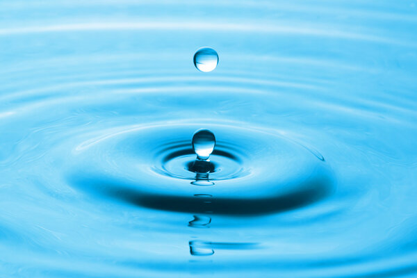Water drop close up