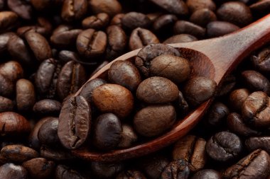 Filtre efektli kahve çekirdekleri antika tarzında