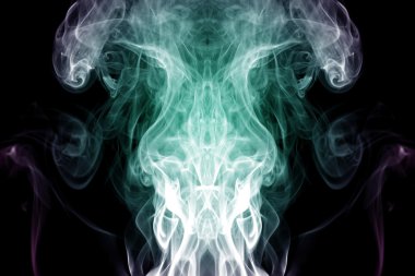 arka plan duman eğrileri ve dalga